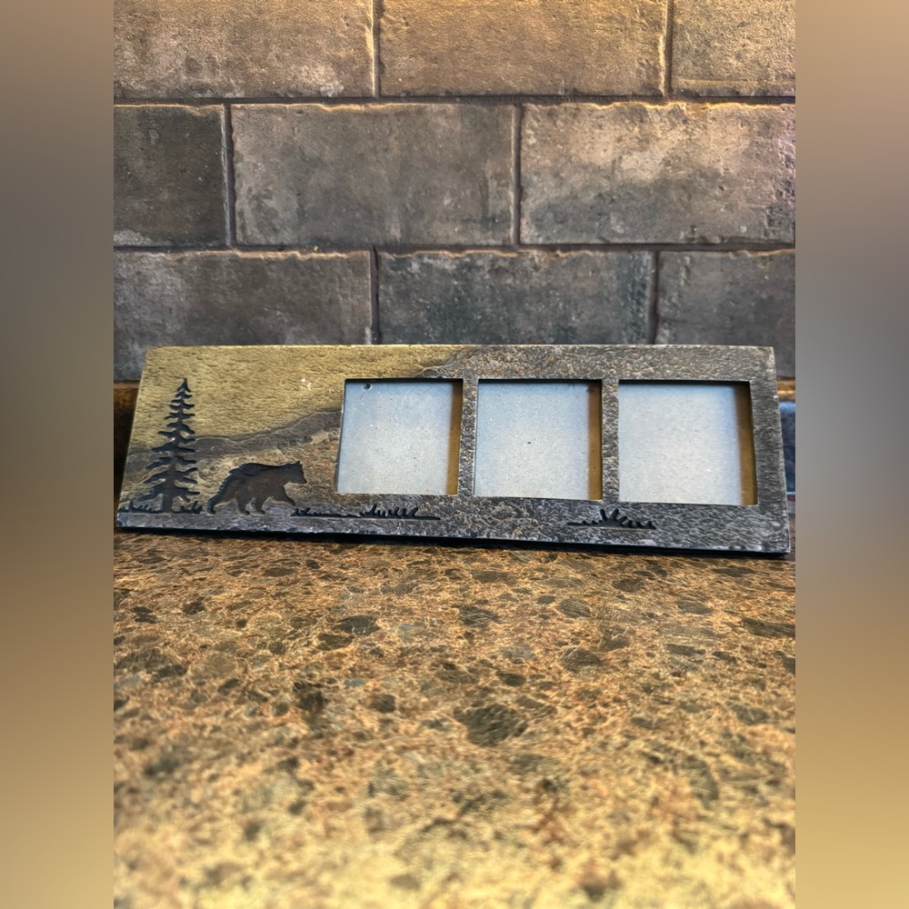 Rustic Bear and Tree Photo Frame - Picture 2 of 7